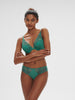 Soutien-gorge push-up décolleté plongeant - Vert Garden