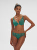 Soutien-gorge push-up décolleté plongeant - Vert Garden