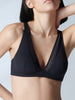 Soutien-gorge sans-armatures structuré - Noir