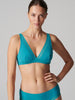 Soutien-gorge sans-armatures structuré - Bleu Saline