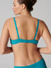 Soutien-gorge sans-armatures structuré - Bleu Saline