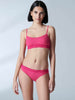 Soutien-gorge triangle sans-armatures - Fuschia