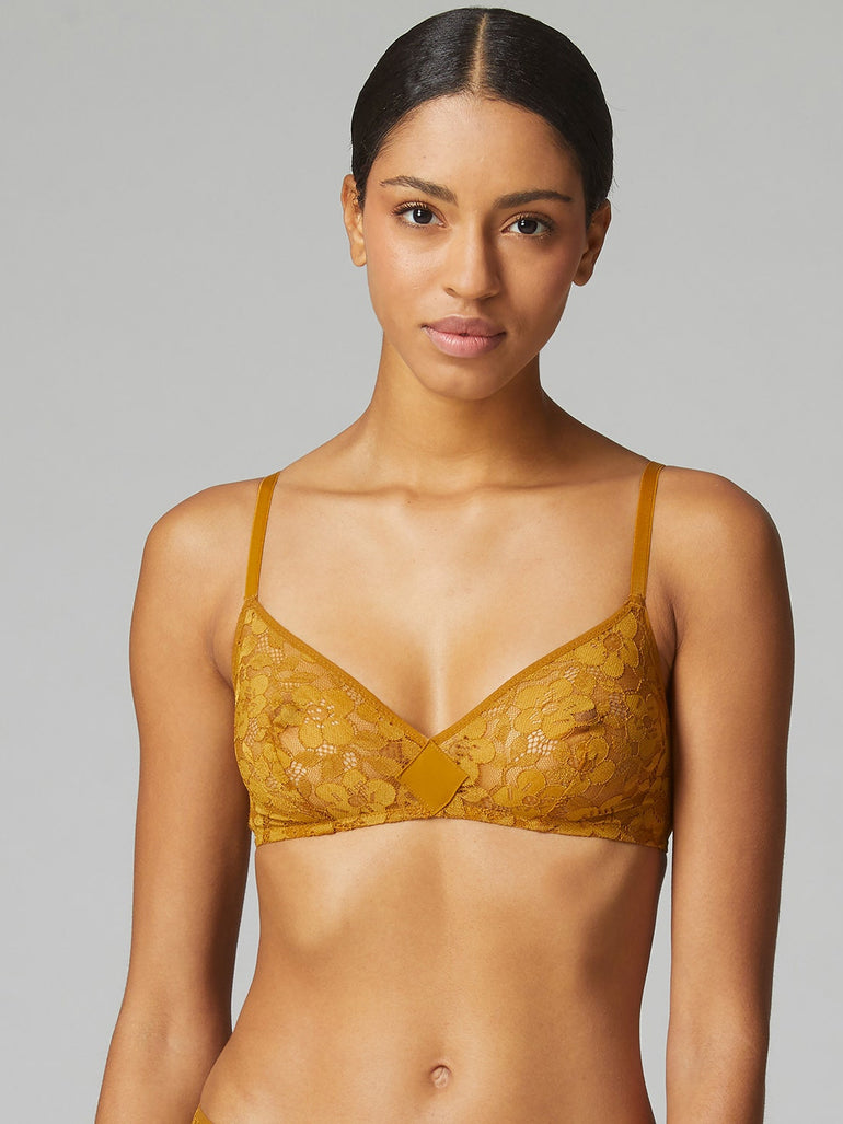 Soutien-gorge triangle sans-armatures - Pretty gold