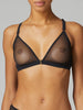 Soutien-gorge triangle sans-armatures - Noir