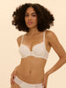 Soutien-gorge spacer décolleté plongeant - Naturel