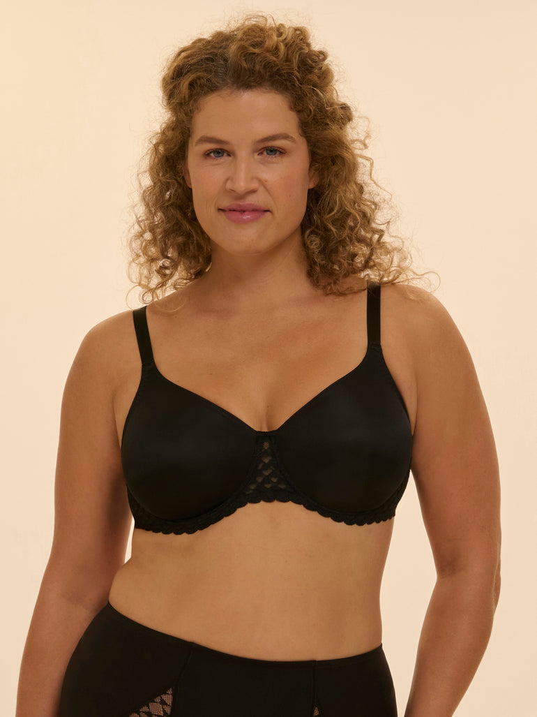 Soutien-gorge avec armature moulé rigide - Noir