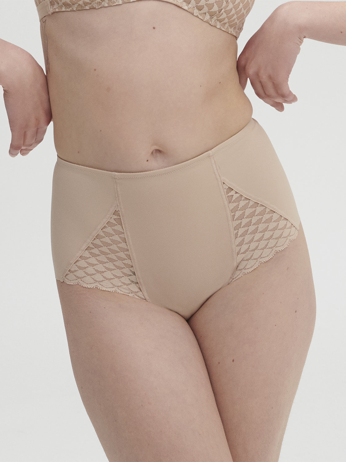 Culotte taille haute, light contrôle - Peau Rosée