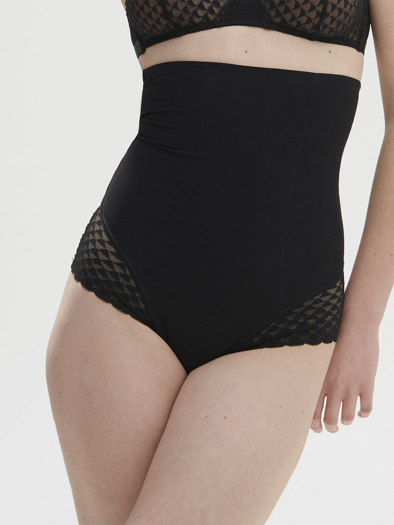 Culotte gainante taille haute - Noir