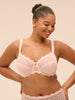 Soutien-gorge emboitant pour poitrine généreuse - Poudre Pétale
