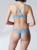 Soutien-gorge push-up triangle - Bleu Himalaya