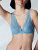 Soutien-gorge triangle avec armatures - Bleu Himalaya