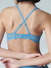 Soutien-gorge triangle avec armatures - Bleu Himalaya