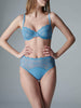 Culotte taille haute - Bleu Himalaya