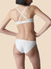Soutien-gorge triangle emboitant décolleté plongeant - Naturel
