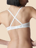 Soutien-gorge triangle emboitant décolleté plongeant - Naturel