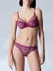 Soutien-gorge triangle emboitant décolleté plongeant - Syrah