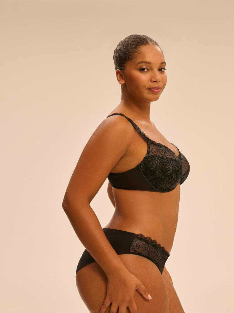 Soutien-gorge armature emboitant - Noir