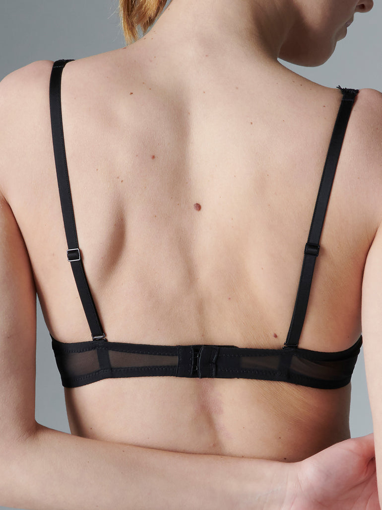 Soutien-gorge corbeille - Noir