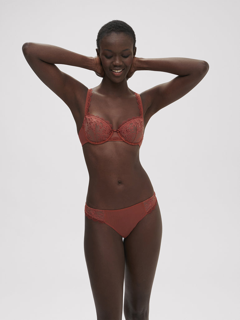 Soutien-gorge corbeille - Terre de Sienne