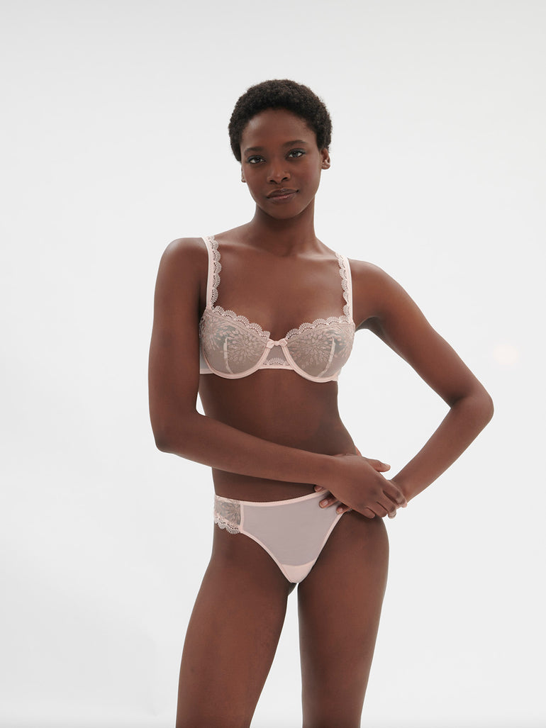 Soutien-gorge corbeille - Poudre pétale