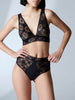 Soutien-gorge triangle sans-armatures - Noir