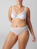 Soutien-gorge emboitant pour poitrine généreuse - Blanc