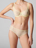Soutien-gorge armatures décolleté galbé - Jaune Yuzu