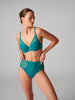 Soutien-gorge décolleté carré en spacer 3D - Vert émeraude