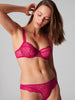 Soutien-gorge corbeille - Framboise