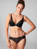 Soutien-gorge push-up triangle - Noir