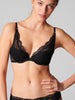 Soutien-gorge push-up triangle - Noir