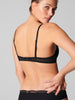 Soutien-gorge push-up triangle - Noir