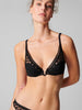 Soutien-gorge push-up triangle - Noir