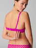 Soutien-gorge push-up triangle - Bougainvillier