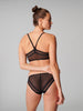 Soutien-gorge triangle sans-armatures - Noir