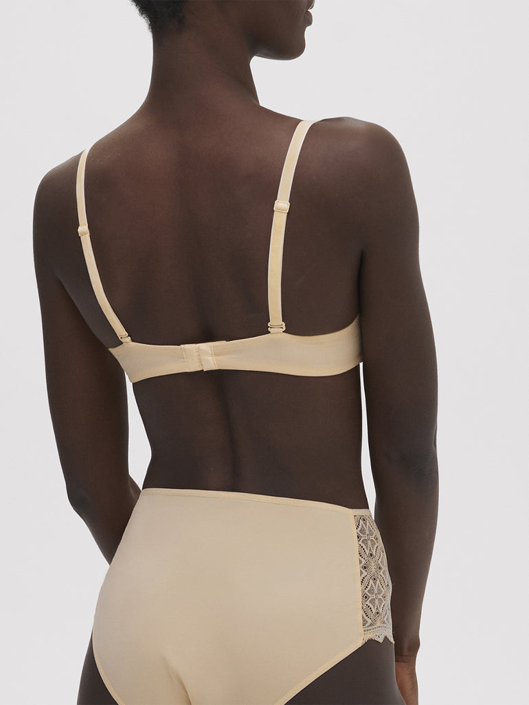 Soutien-gorge sans-armatures structuré - Vanille