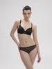 Soutien-gorge spacer décolleté plongeant - Noir