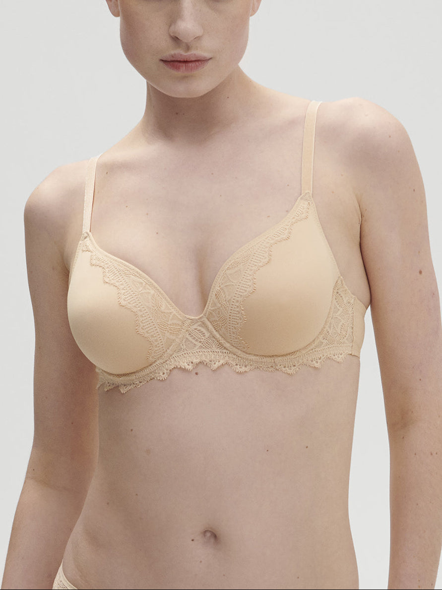 Soutien-gorge spacer décolleté plongeant - Vanille