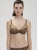 Soutien-gorge avec armatures décolleté plongeant - Vert Nomade