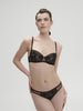 Soutien-gorge corbeille - Noir