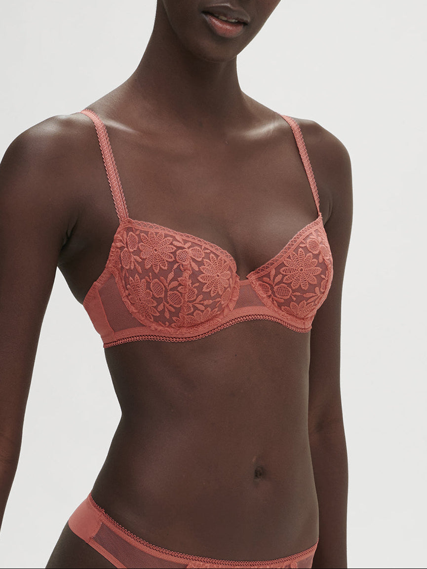 Soutien-gorge corbeille - Rose Texas