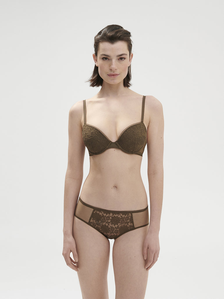 Soutien-gorge push-up - Vert Nomade