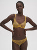 Soutien-gorge armatures décolleté galbé - Golden Yellow