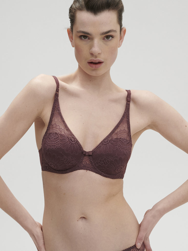 Soutien-gorge décolleté carré en spacer 3D - Byzantin