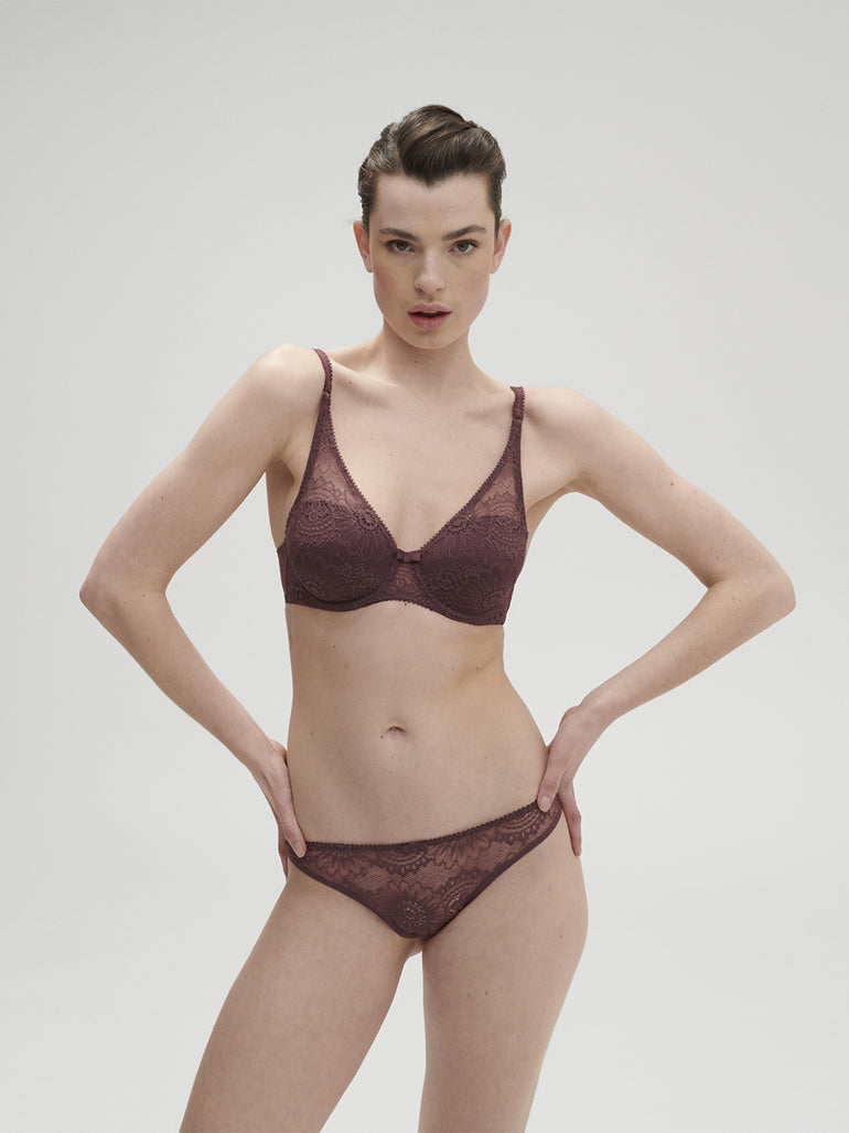 Soutien-gorge décolleté carré en spacer 3D - Byzantin