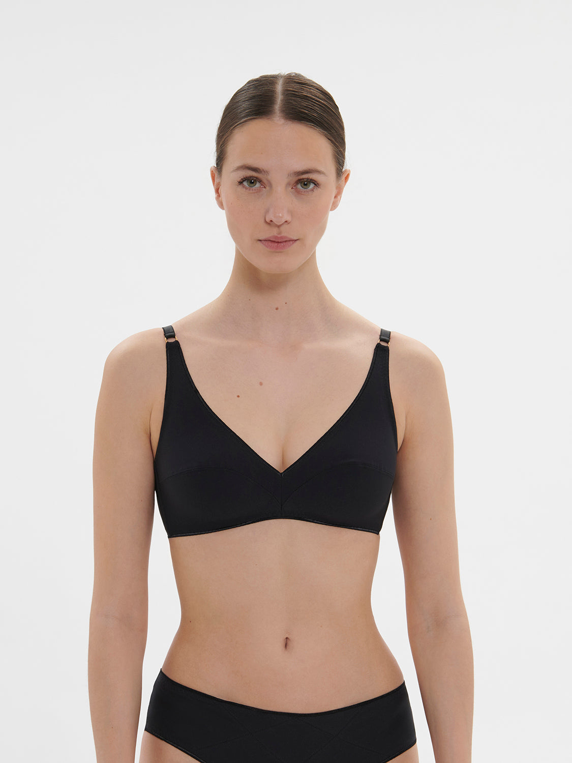 Soutien-gorge triangle sans-armatures - Noir