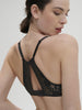 Soutien-gorge triangle avec armatures - Noir