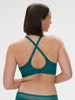 Soutien-gorge avec armature emboitant - Bleu Pavo
