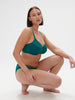 Soutien-gorge avec armature emboitant - Bleu Pavo
