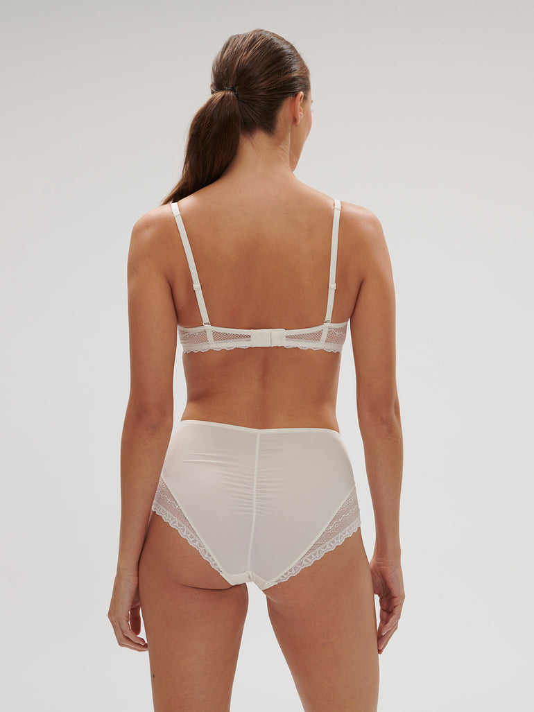 Soutien-gorge avec armatures décolleté - Naturel